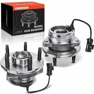 A-Premium 2 X Front Wheel Bearing And Hub Assembly With ABS & 5-Lug
